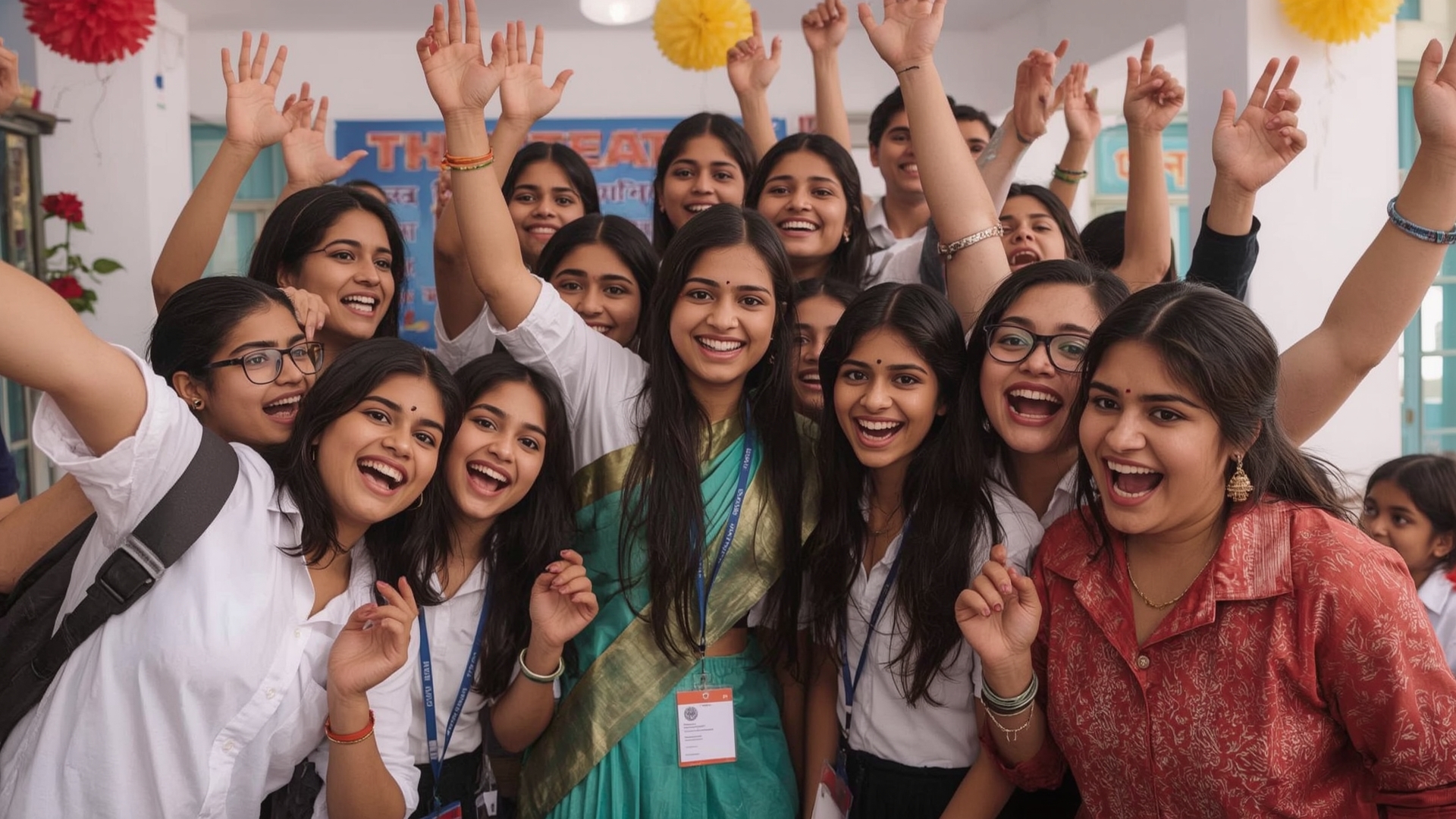 Dr. Sharma with top-ranking students